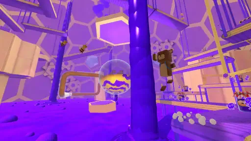 Purple Hive level in Super Bear Adventure